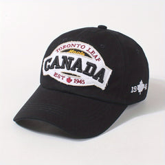 CANADA Maple Leaf Baseball Cap Embroidery Unisex Cotton Dad Hats