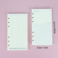Refill Inner Pages 45 Pages 6 Holes Loose Leaf for Notebooks