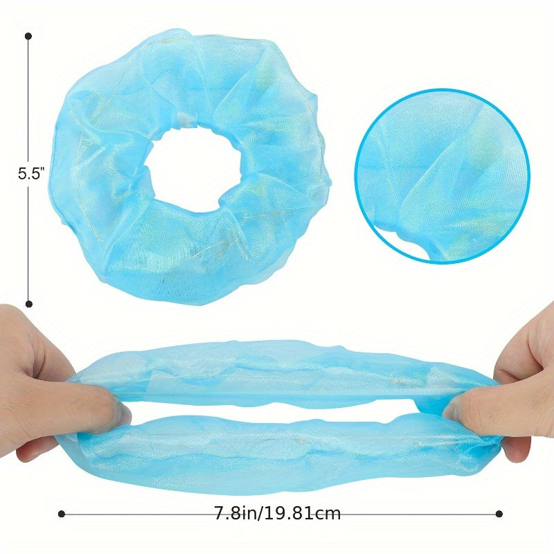 6pcs Elastic Ponytail Holders Vibrant Hair Bands for Women