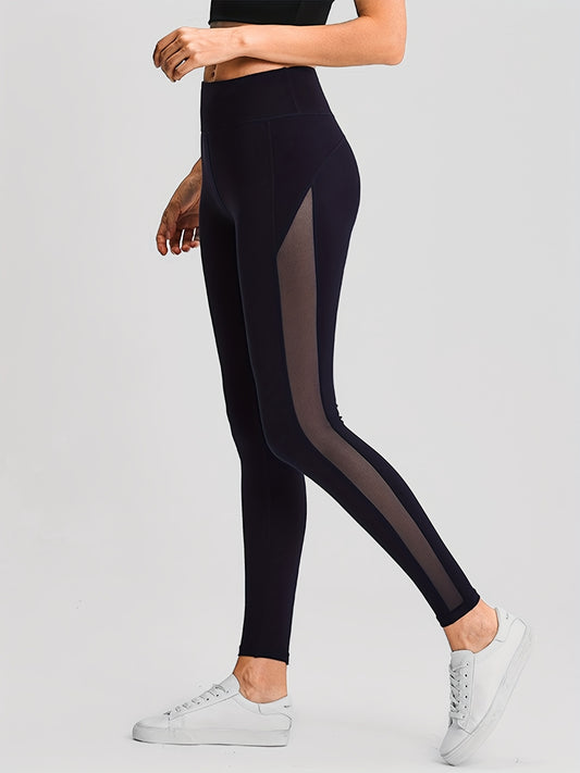 SideMesh Sports Leggings Butt Lifting Yoga Pants