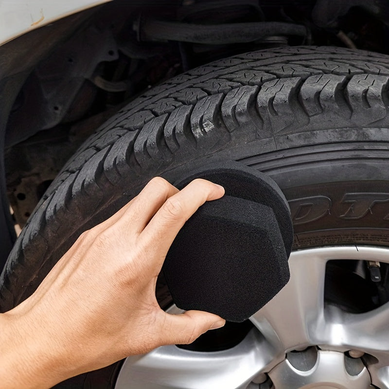 Car Waxing Sponge Wash Cleaning Brush Tire Cleaning Tools