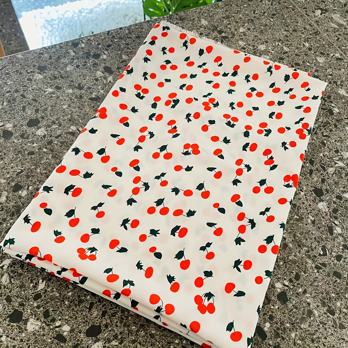 Cherry Pattern DIY Fabric Set - 1pc