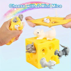 3pcs Squeeze Cheese Fidget Toys Stress Relief Gift