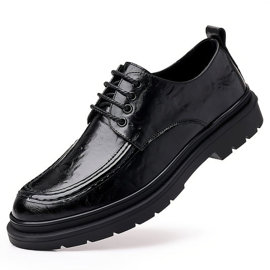 Men Leather Loafer Shoes Slip On Lightweight Dress Shoes
