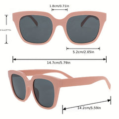 Square Sunglasses Anti Glare UV400 Casual Macaroon for Driving