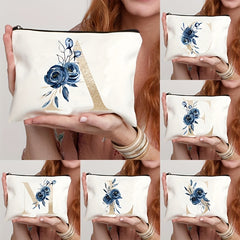 Chic Letter Print Cosmetic Bag for Bridesmaids