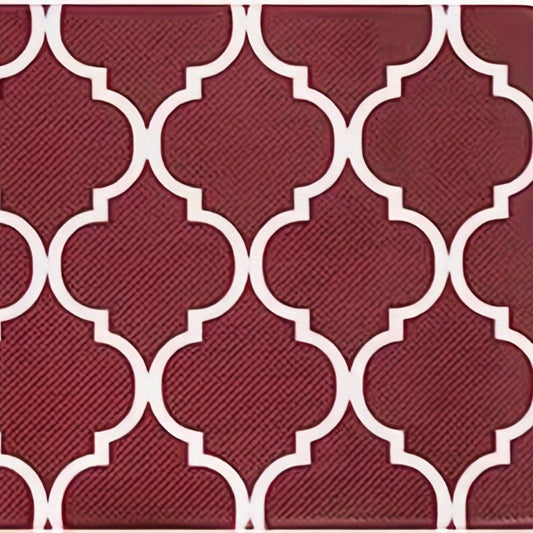 Moroccan Plaid Kitchen Mat Anti Fatigue Cushion Waterproof Non Slip