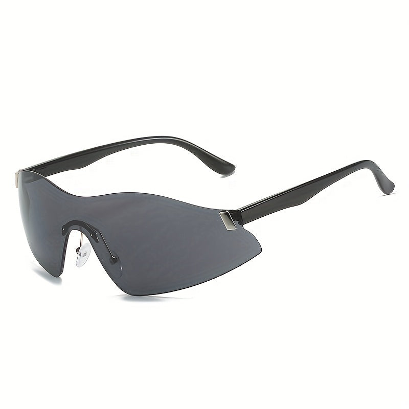 Y2K Wrap Around Sunglasses UV400 for Cycling Fishing Beach