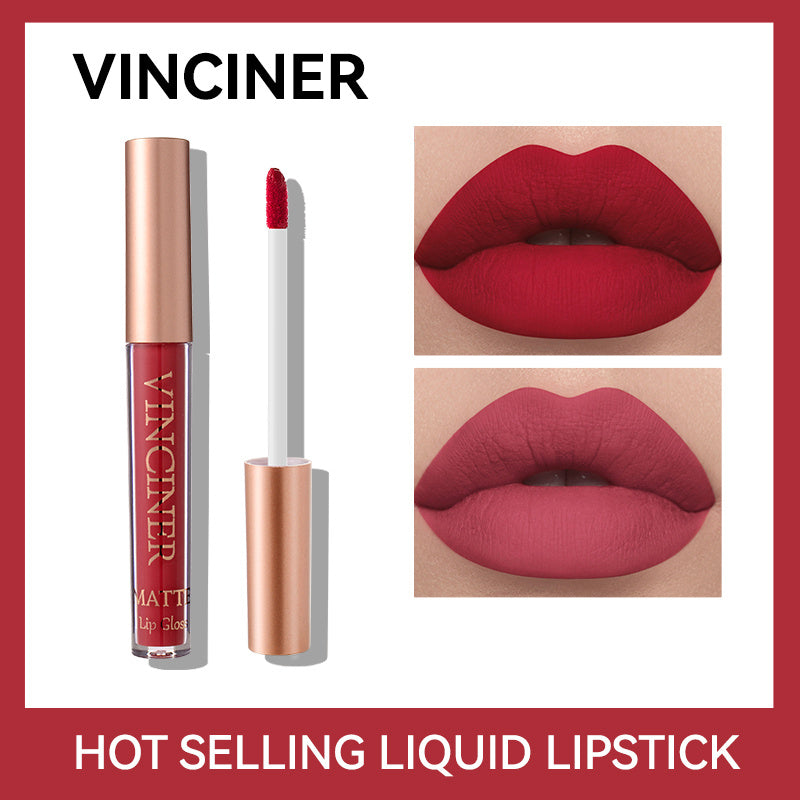 Matte Velvet Lip Glaze Long Lasting Non Sticky Liquid Lipstick