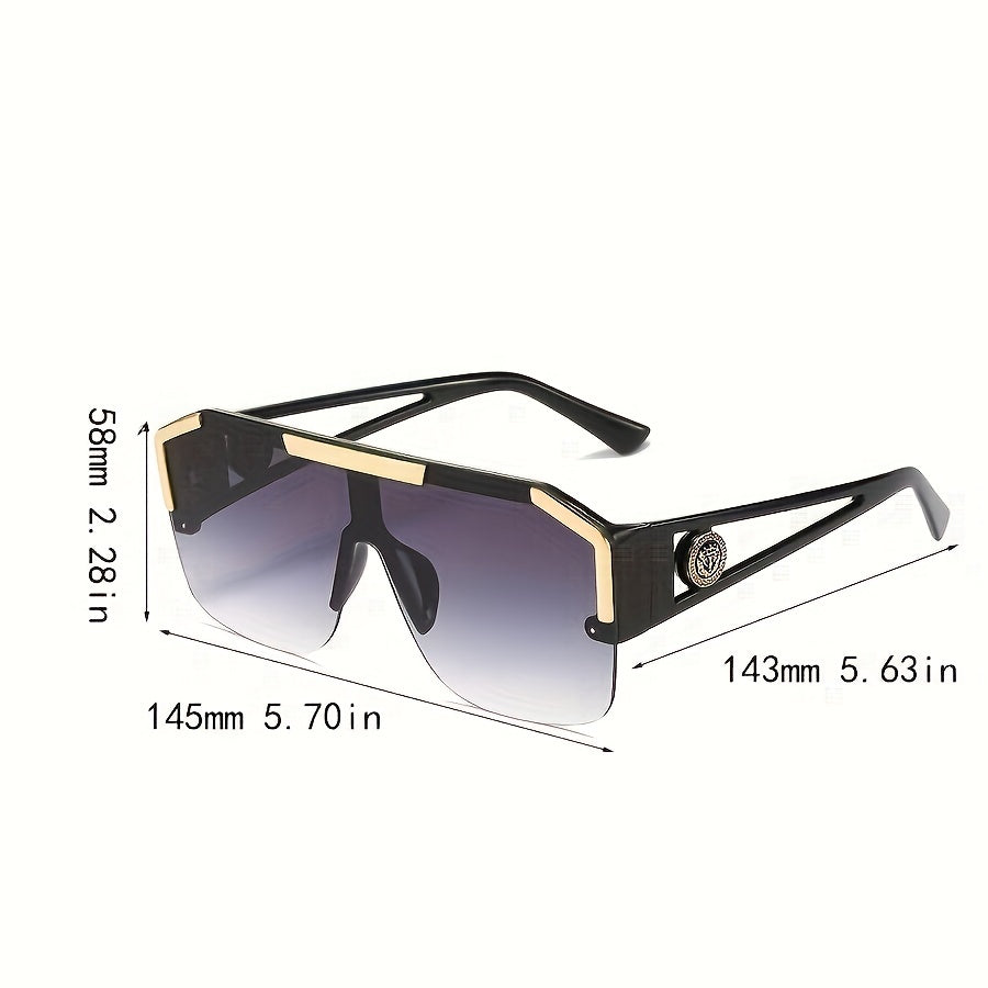 Y2K Aviator Gradient Sunglasses UV400 Sun Shades