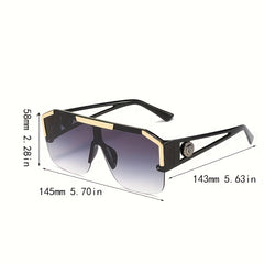 Y2K Aviator Gradient Sunglasses UV400 Sun Shades
