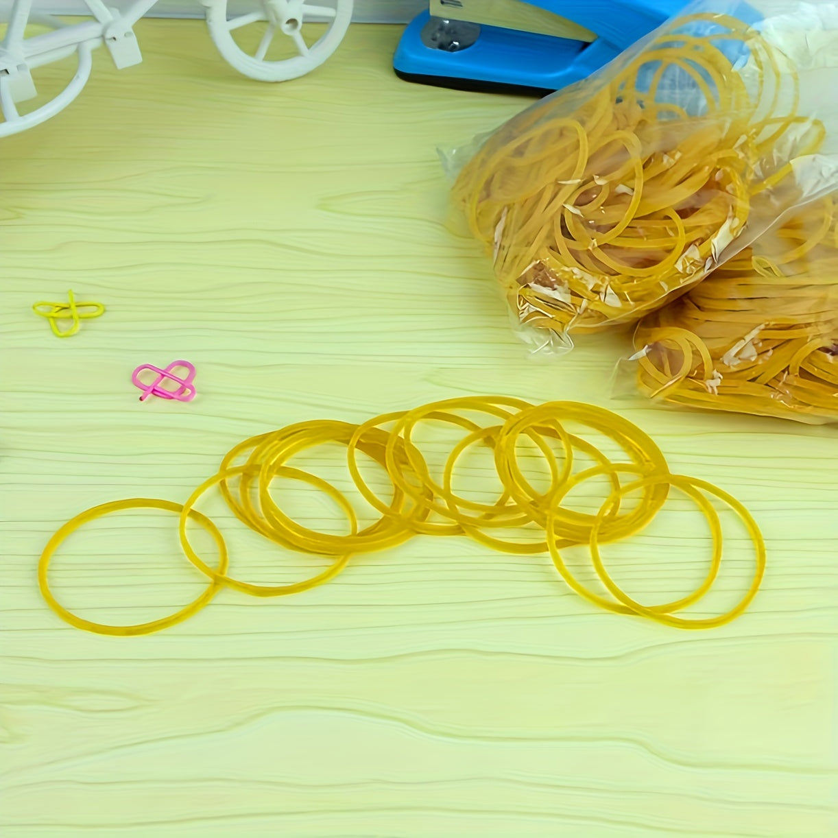 Stationery Rubber Band Latex High Elasticity Durable Cowhide Rubber Band Set