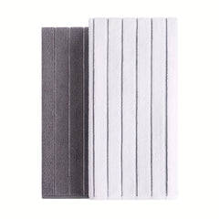 4pcs Waffle Weave Dish Towels Deep Gray Soft Absorbent Quick-drying Mats