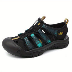 Men's Closed Toe Sandals Durable Non Slip Outdoor Hiking Shoes