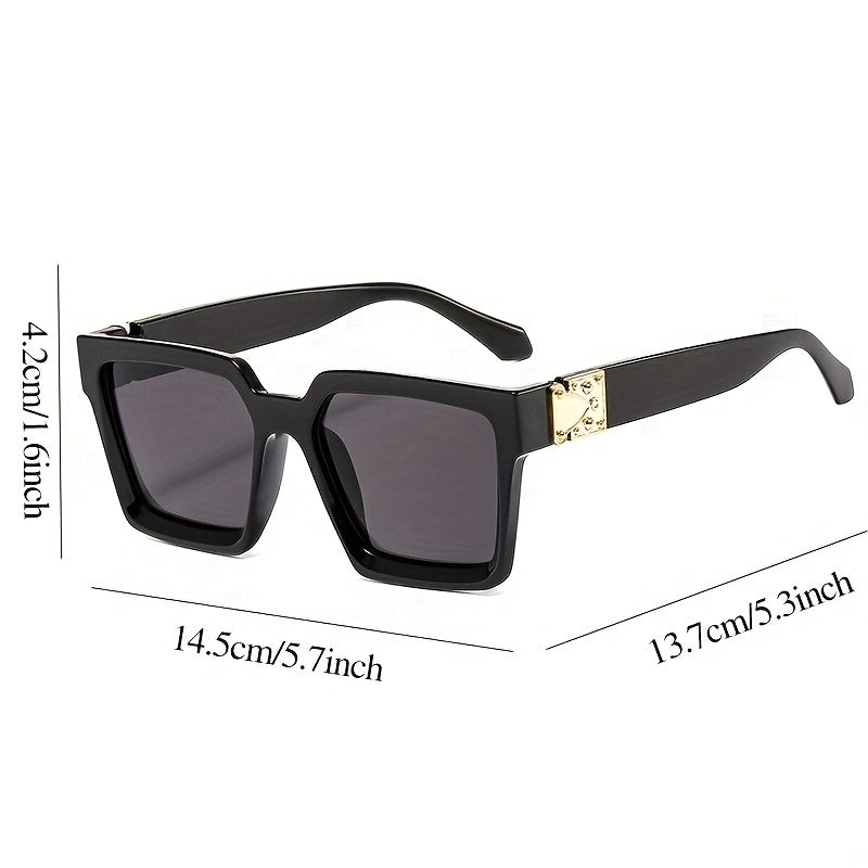 Gradient Square Sunglasses UV400 for Driving Beach Travel