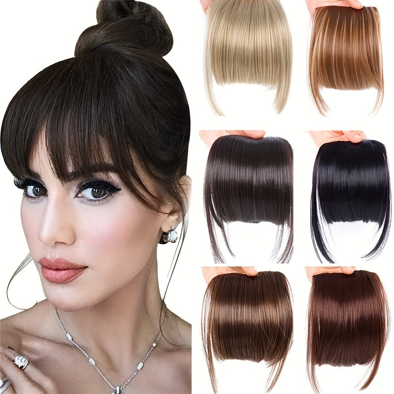 Synthetic Clip In Hair Extensions Natural Look