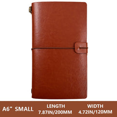 Vintage Business Strap Notebook Carry On Budget Book 144 Pages