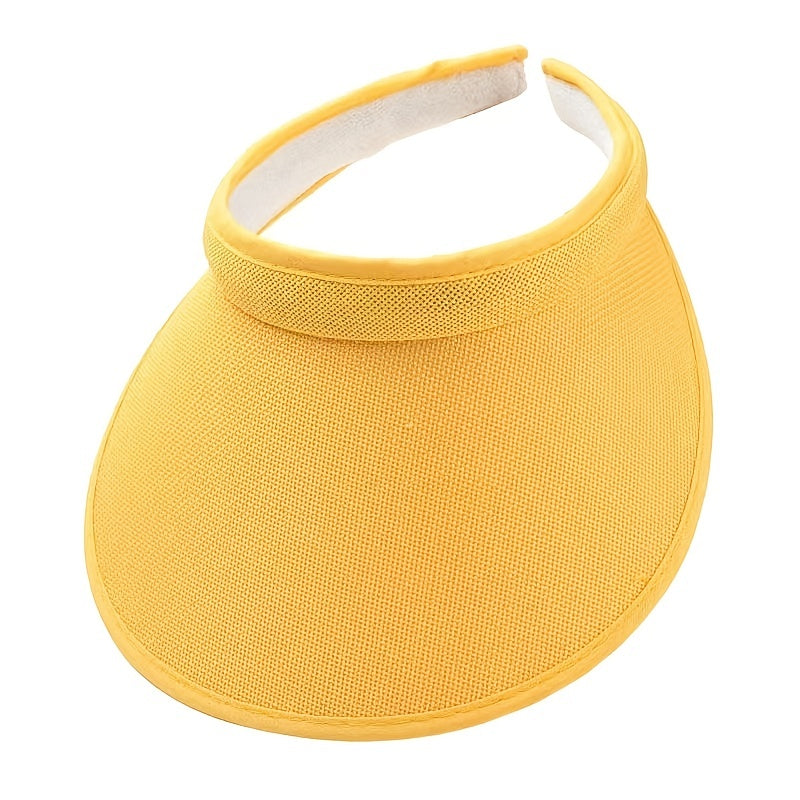 Casual Visor Hat Wide Brim UV Protection Sun Hat Lightweight Summer Travel