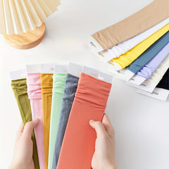 10 Pairs Solid Socks Comfy & Breathable Women's Stockings & Hosiery