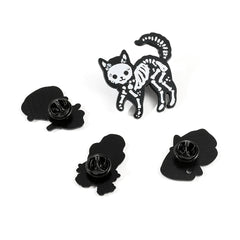Men's Punk Skull Brooch Bag Accessory