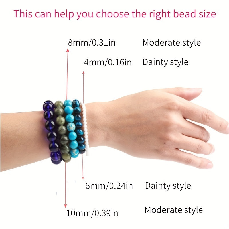 Natural Tiger Eye Beads Brown Smooth Beads Various Sizes DIY Bracelet Necklaces