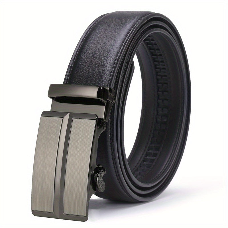 Men's Leather Belt Automatic Buckle High Quality Business Casual
