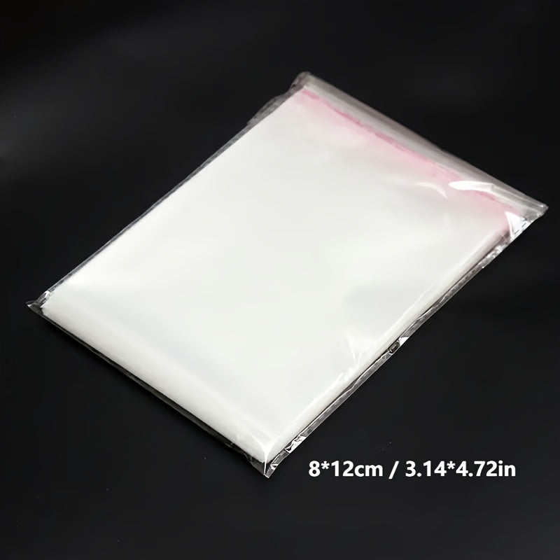 100pcs Transparent Self sealing Bags for Decorations Candy and Cookie