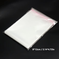 100pcs Transparent Self sealing Bags for Decorations Candy and Cookie