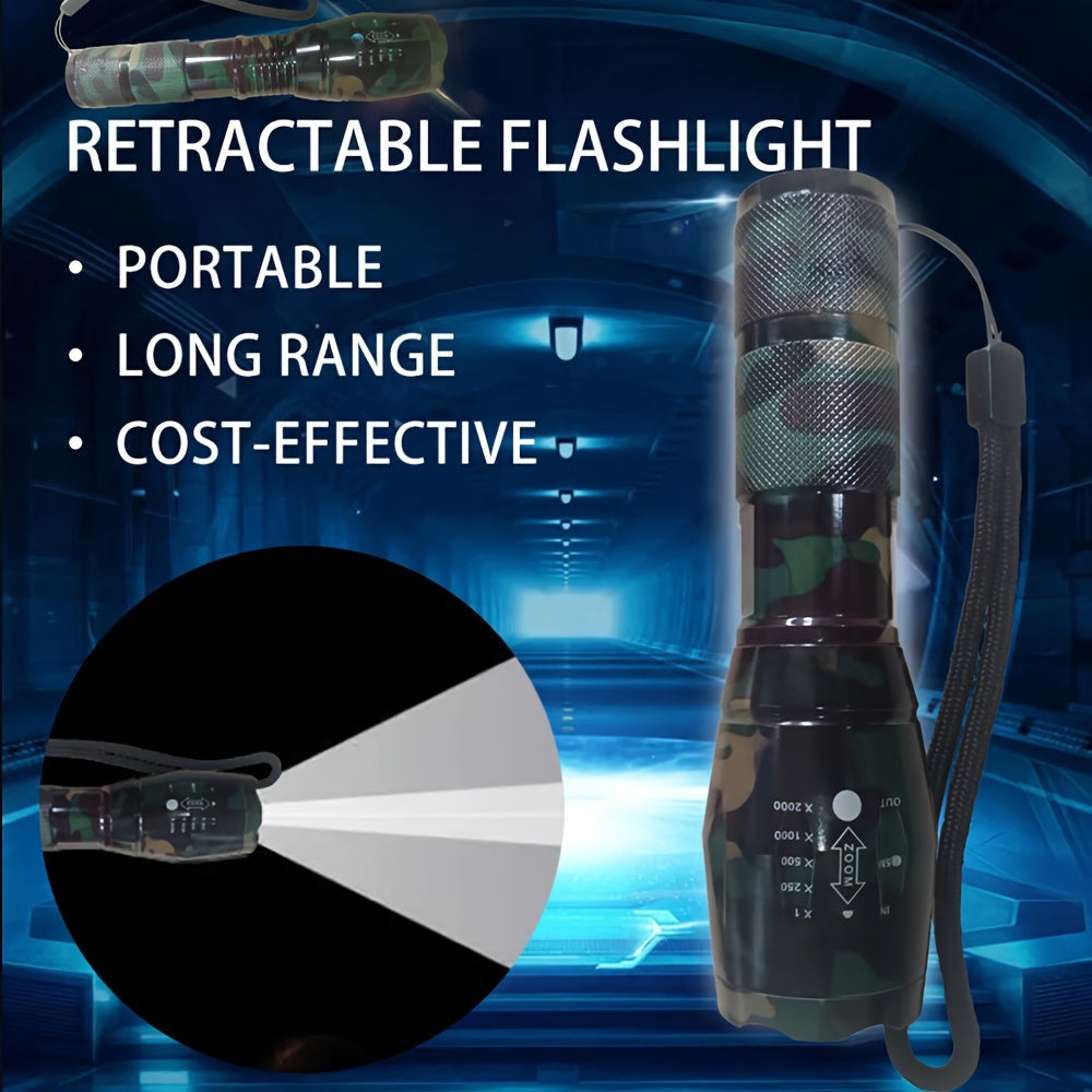 Adjustable Focus Flashlight for Outdoor Activities