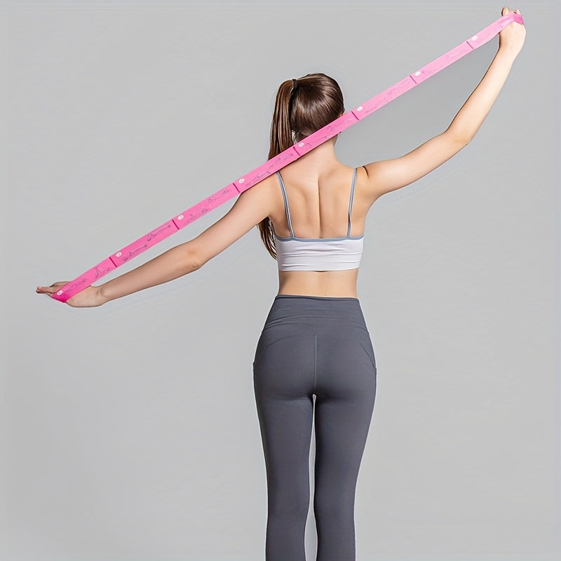 Yoga Stretching Belt Correcting Posture Elastic Pilates Resistance Band