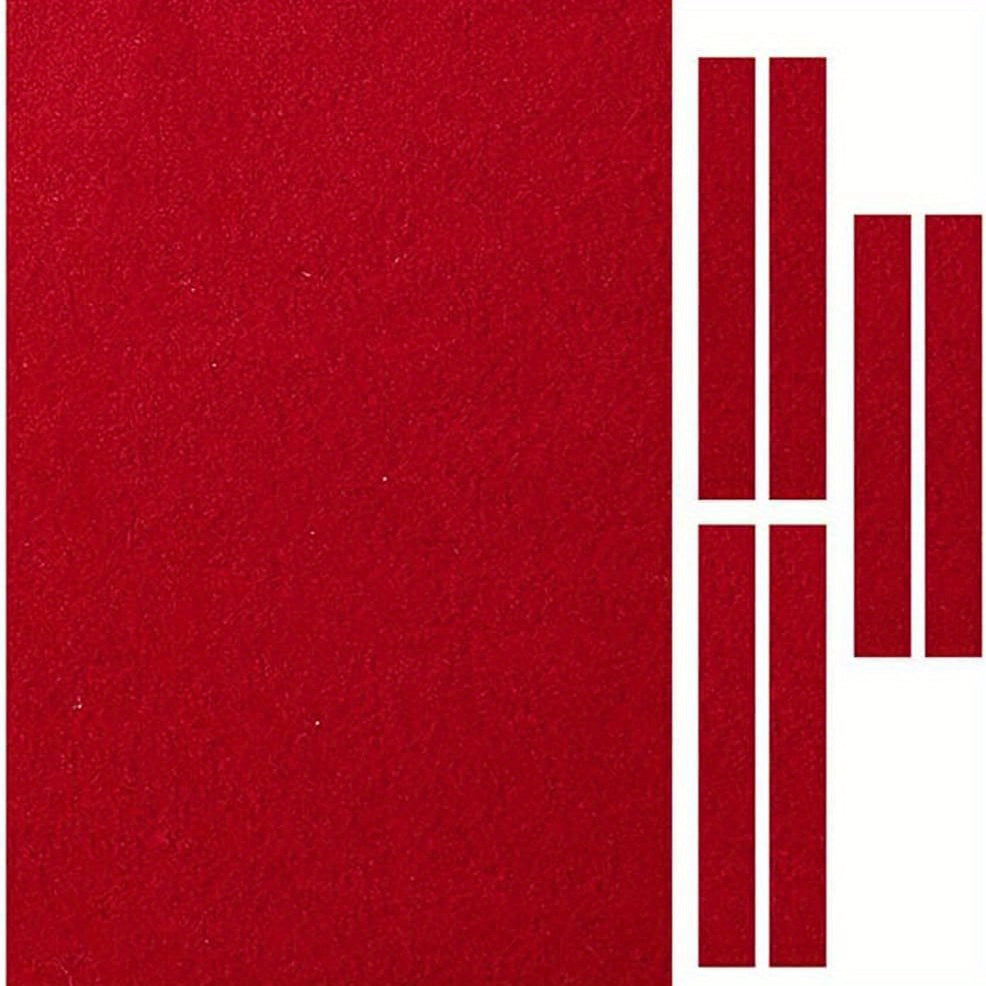 Red Billiards Tablecloth - Smooth & Durable Pool Table Cloth