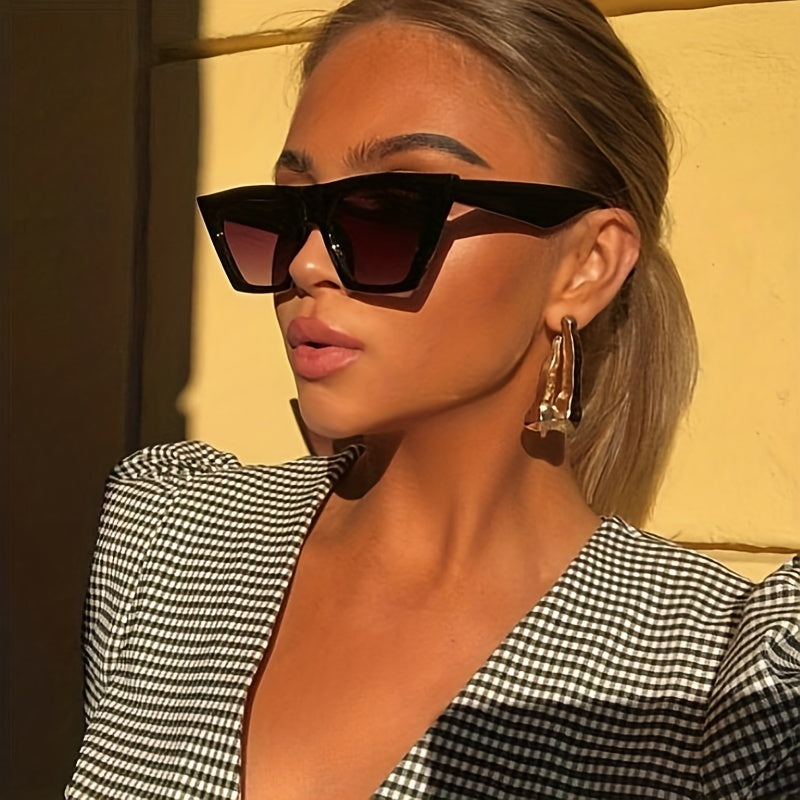 Vintage Cat Eye Sunglasses Gradient Lens Casual Outdoor UV400