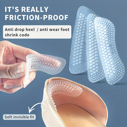 Silicone Heel Stickers Heels Grips Anti Slip Cushions Foot Care Protector