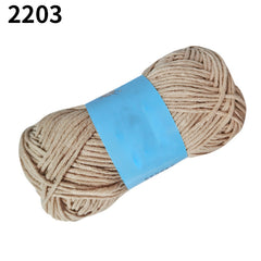 4pcs Soft Milk Cotton Yarn for Knitting Crochet