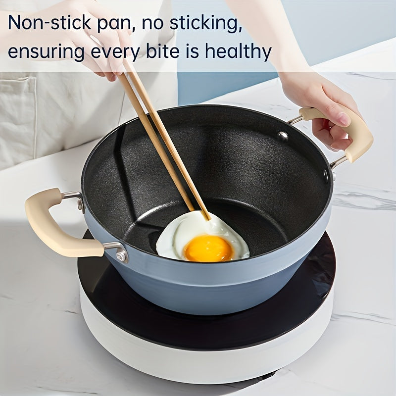 9.45%22 Nonstick Frying Pan with Draining Rack & Glass Lid