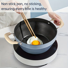 9.45%22 Nonstick Frying Pan with Draining Rack & Glass Lid