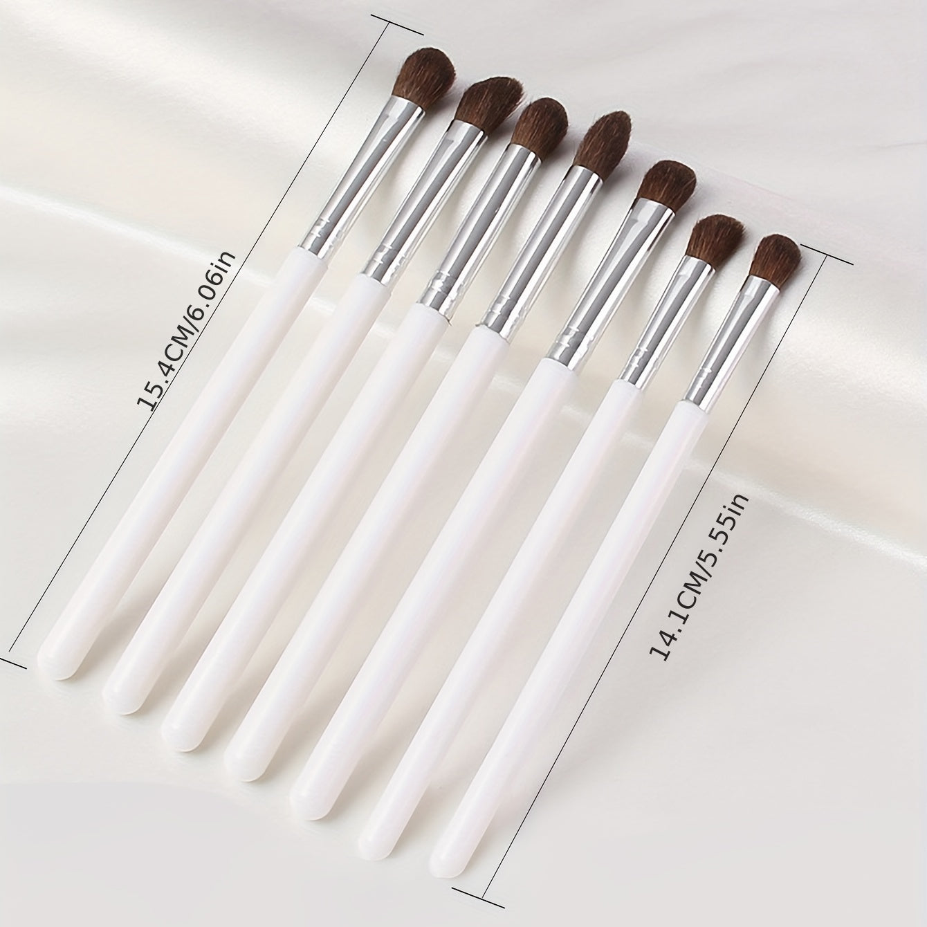 7pcs Eyeshadow Brush Eye Blender Brush Horse Hair Flawlessly