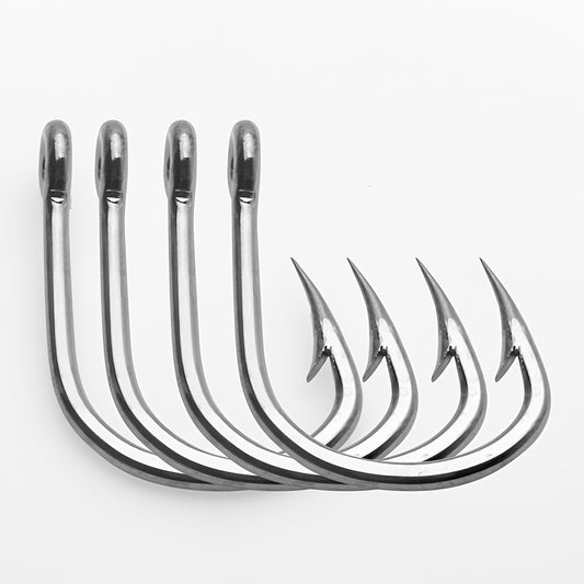 10pcs Large Shark Hook 10827 Stainless Steel Hook for Sturgeon Tuna