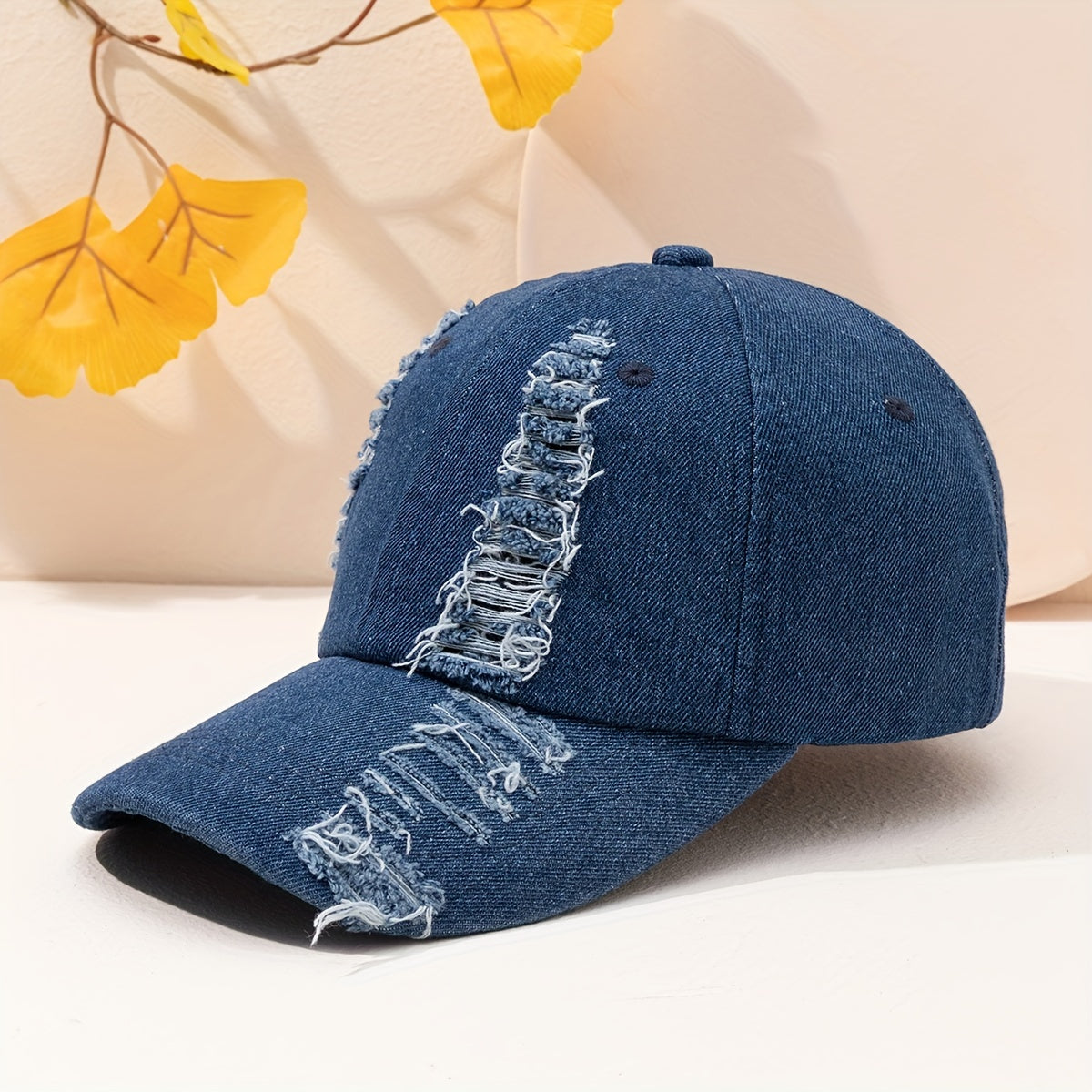 Retro Cowboy Ripped Baseball Cap Outdoor Sunshade Hat
