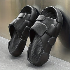 Men's Non Slip Platform Slides Comfortable Cloud Slides