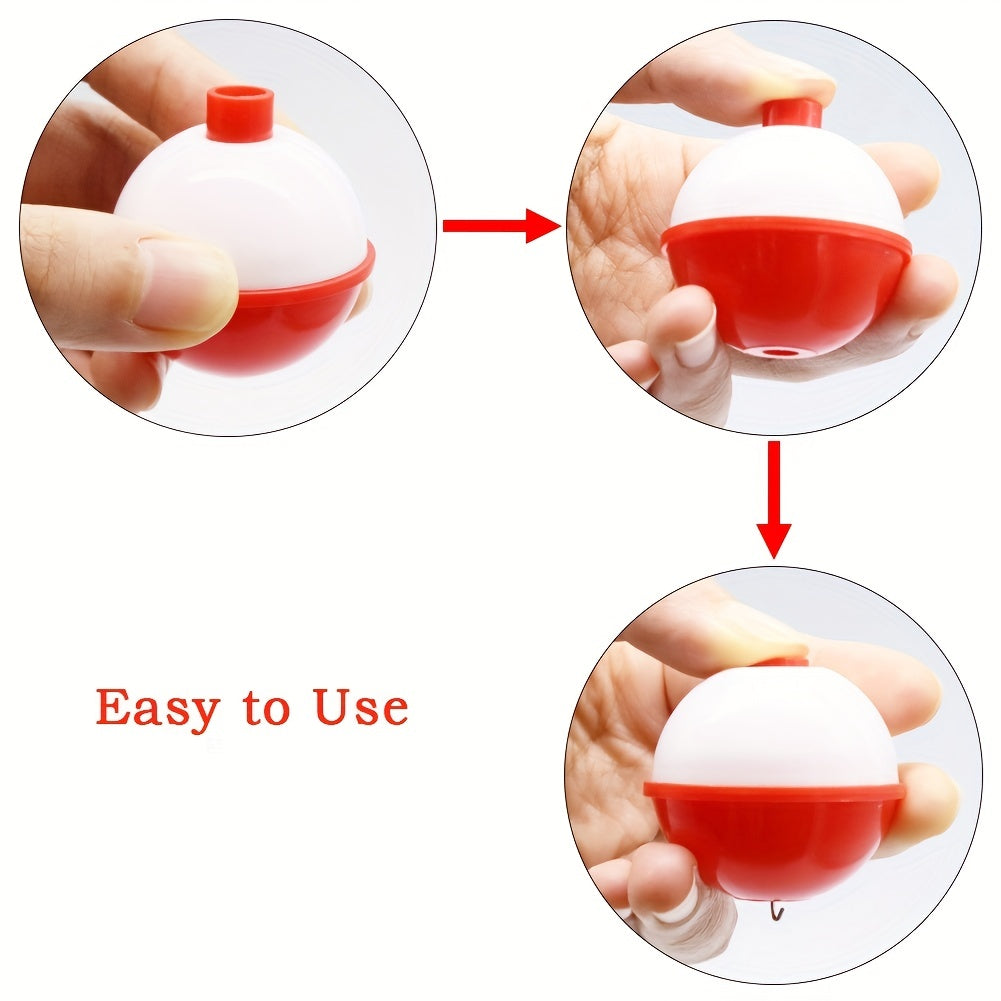 20pcs Fishing Float Hard ABS Bobber Buoy Floats 2.54 3.81 cm