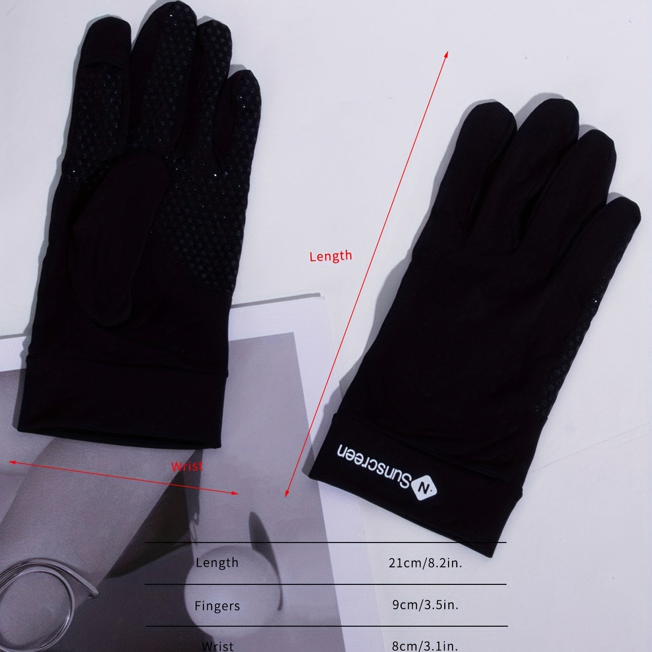 Sunscreen Ice Gloves Thin Breathable UV Protection Gloves For Women