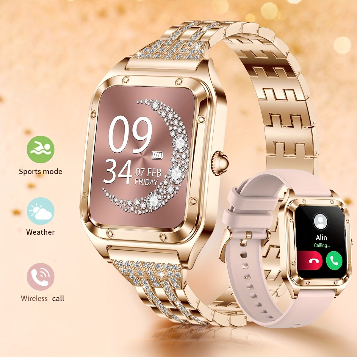 Women's Smartwatch Answer Dial 3 Smart Watch For Android And IOS