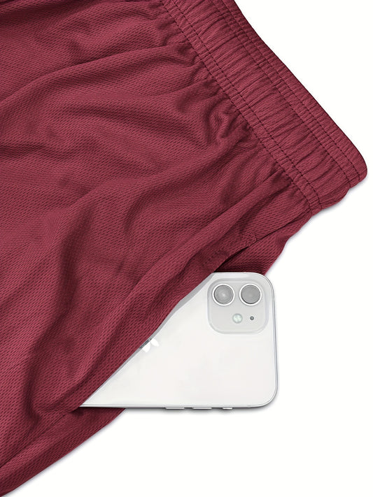 Men's Quick Dry Running Shorts With Pockets