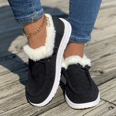 Plush Lined Thermal Snow Boots - Warm Winter Shoes