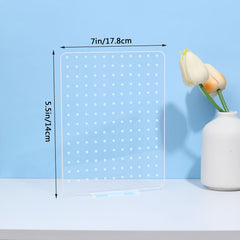 Acrylic Transparent Earring Holder Display Stand