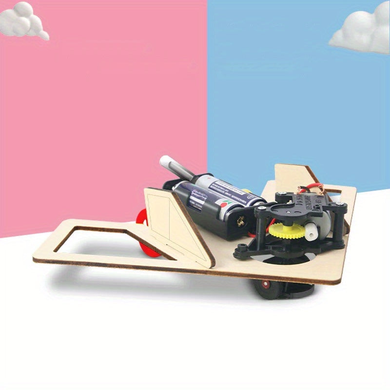 DIY Science Project: Car Avoids Obstacles Plane Model Toy