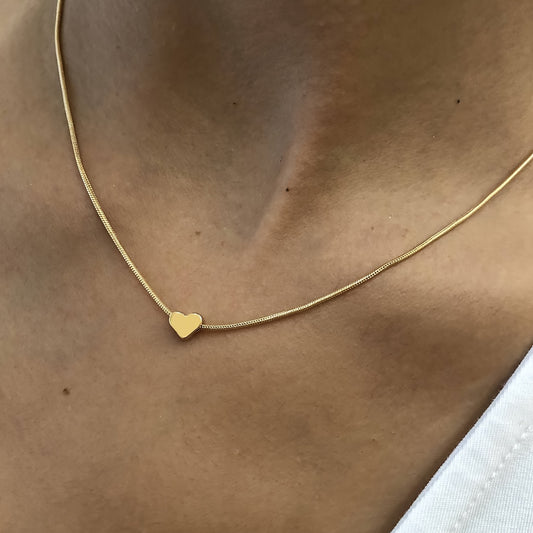 Love Heart Alloy Necklace For Women