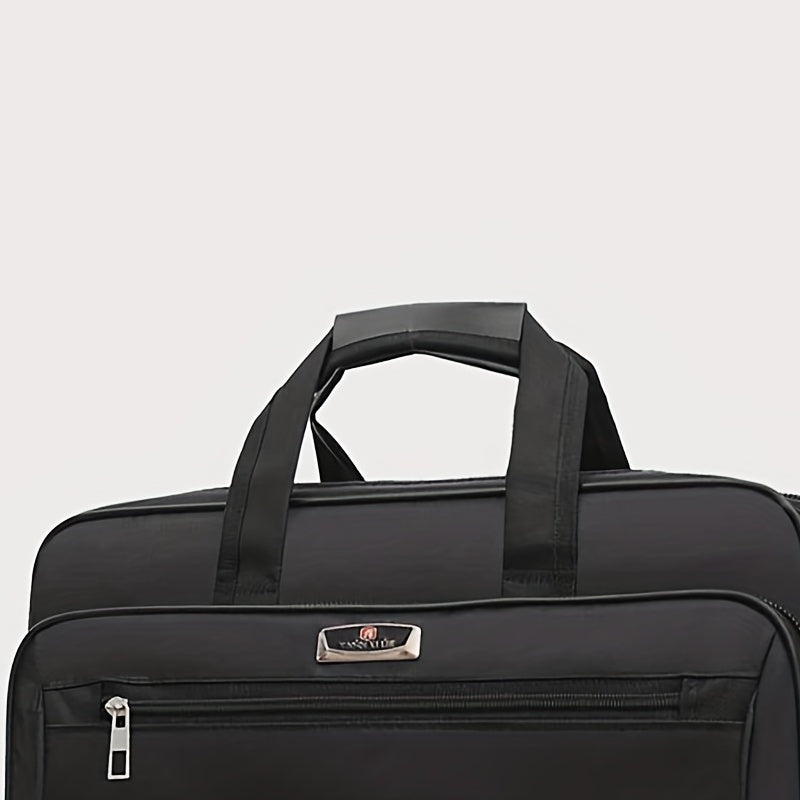 1pc Laptop Bag Horizontal Large Capacity Functional Computer Bag