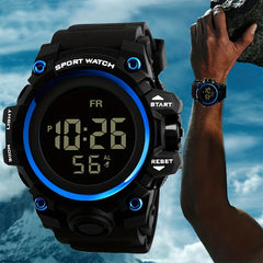 Men's Outdoor Sports Digital Watch Multifunctional Glow